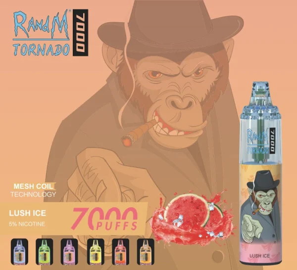 Randm Tornado 7000 Puffs Disposable Vape| Lush IceRANDMTORNADO7000 10