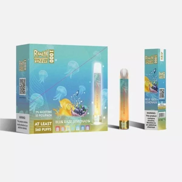 RandM Dazzle 1000 Disposable Vape -1000 PuffsRandM Dazzle 1000 Disposable Vape 1000 Puffs (1)