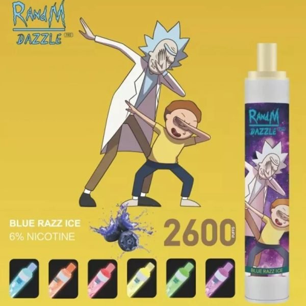 RandM Dazzle Pro RGB Glowing Disposable Vape 2600 PuffsRandM Dazzle Pro (3)