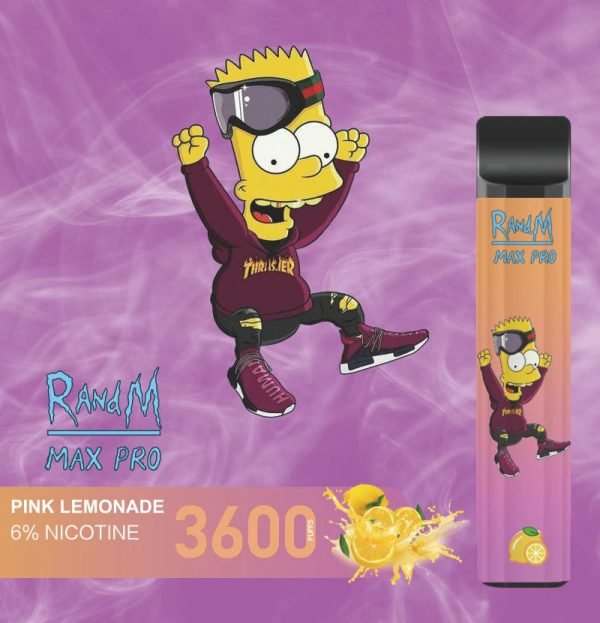 RandM Max Pro 3600 Puffs Cartoon Style Disposable VapeRandM Max Pro Cartoon Style Disposable Vape 3600 Puffs (1)