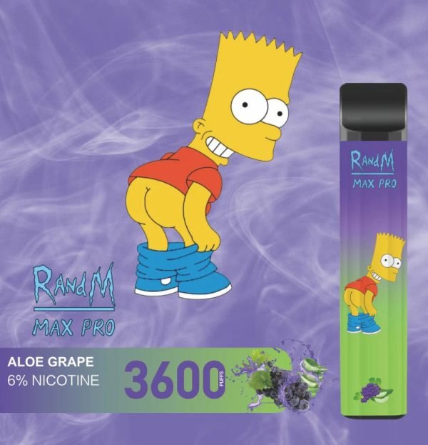 RandM Max Pro 3600 Puffs Cartoon Style Disposable VapeRandM Max Pro Cartoon Style Disposable Vape 3600 Puffs (4)