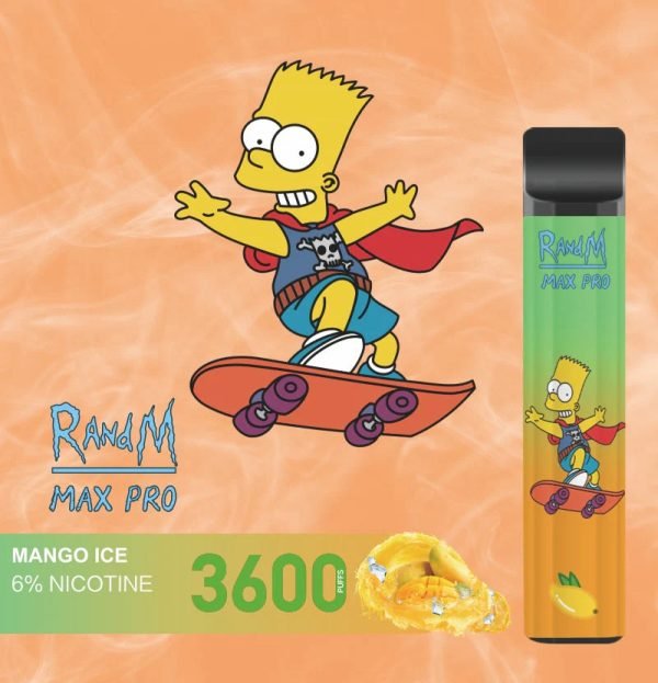 RandM Max Pro 3600 Puffs Cartoon Style Disposable VapeRandM Max Pro Cartoon Style Disposable Vape 3600 Puffs (5)